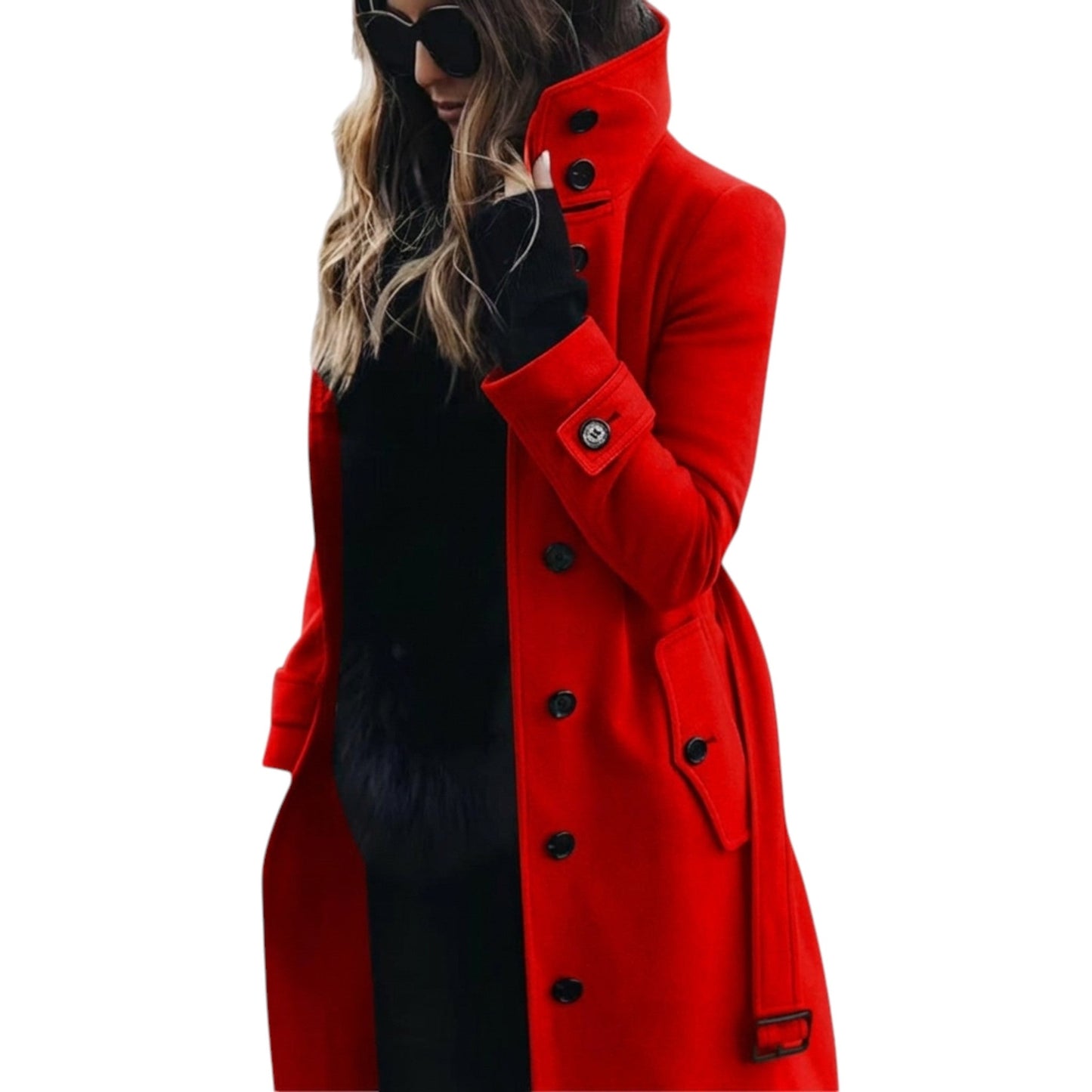 Elegante Trench Lungo da Donna