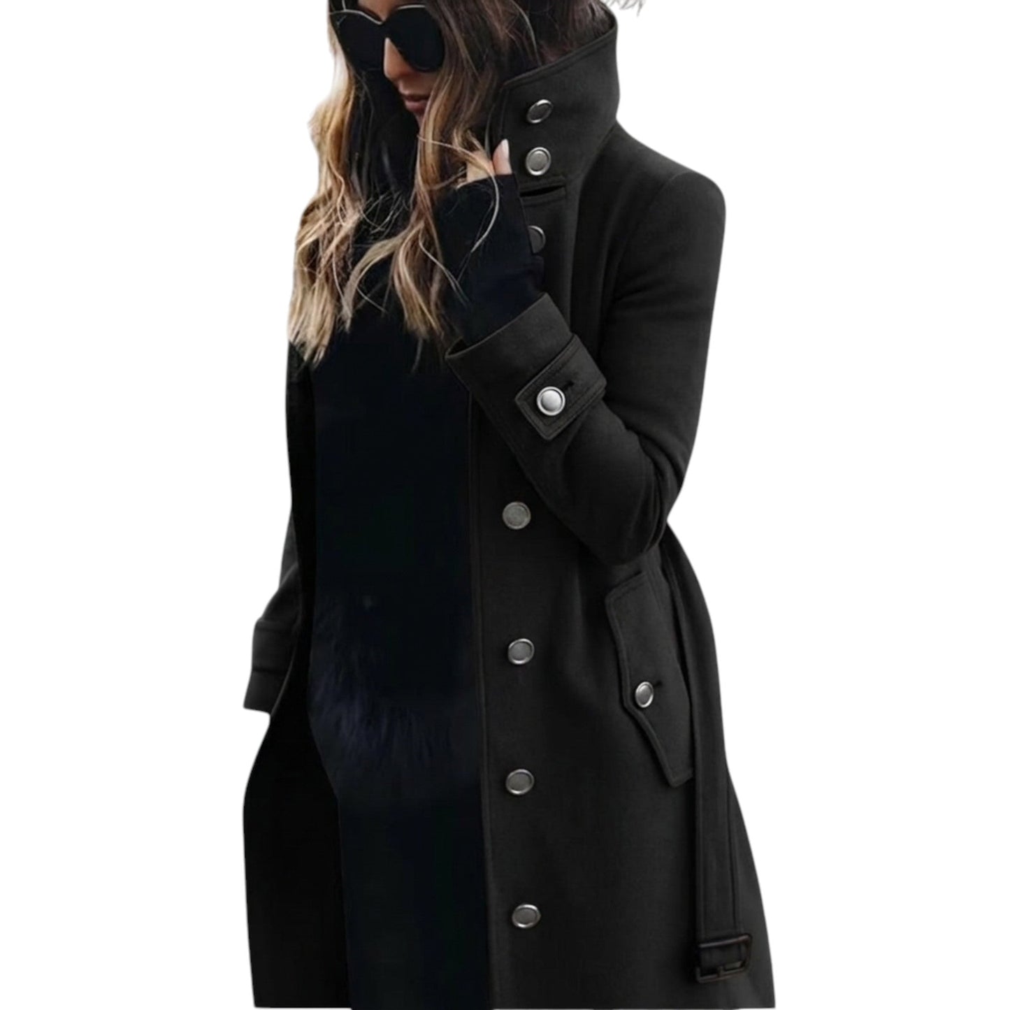 Elegante Trench Lungo da Donna