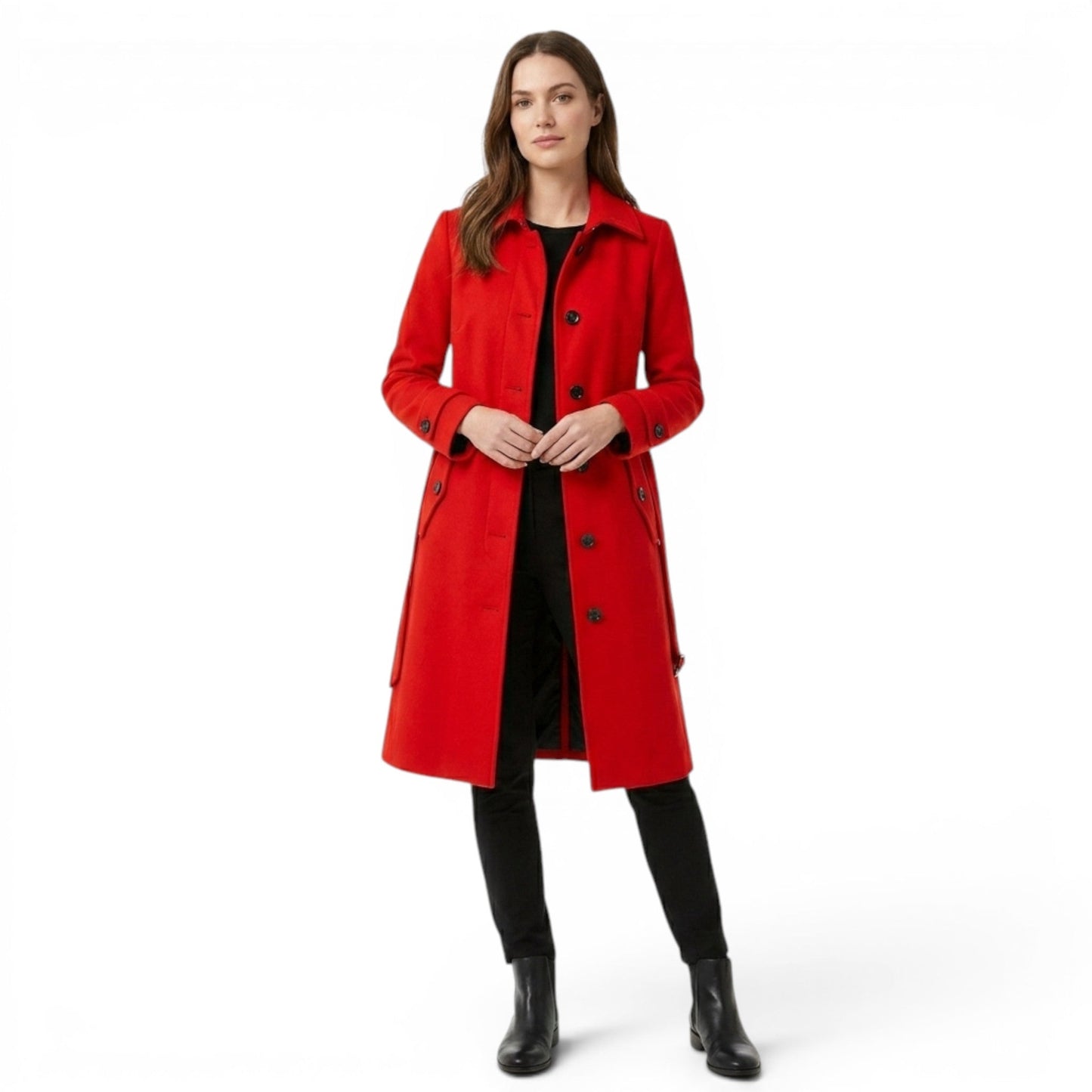 Elegante Trench Lungo da Donna