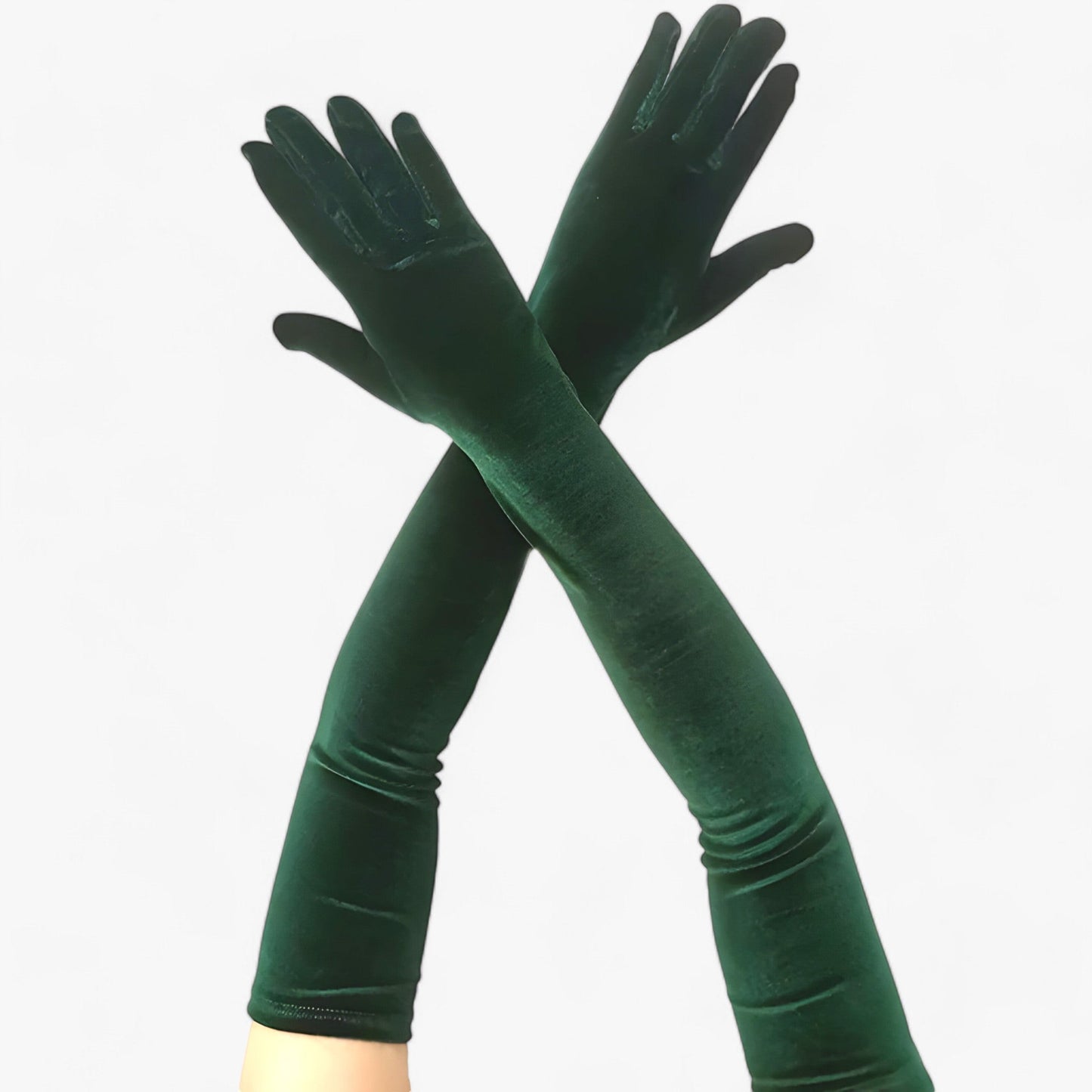 Eleganti guanti in velluto per l'inverno