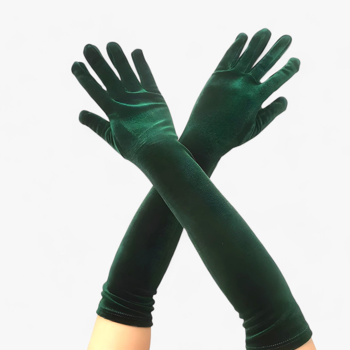 Eleganti guanti in velluto per l'inverno