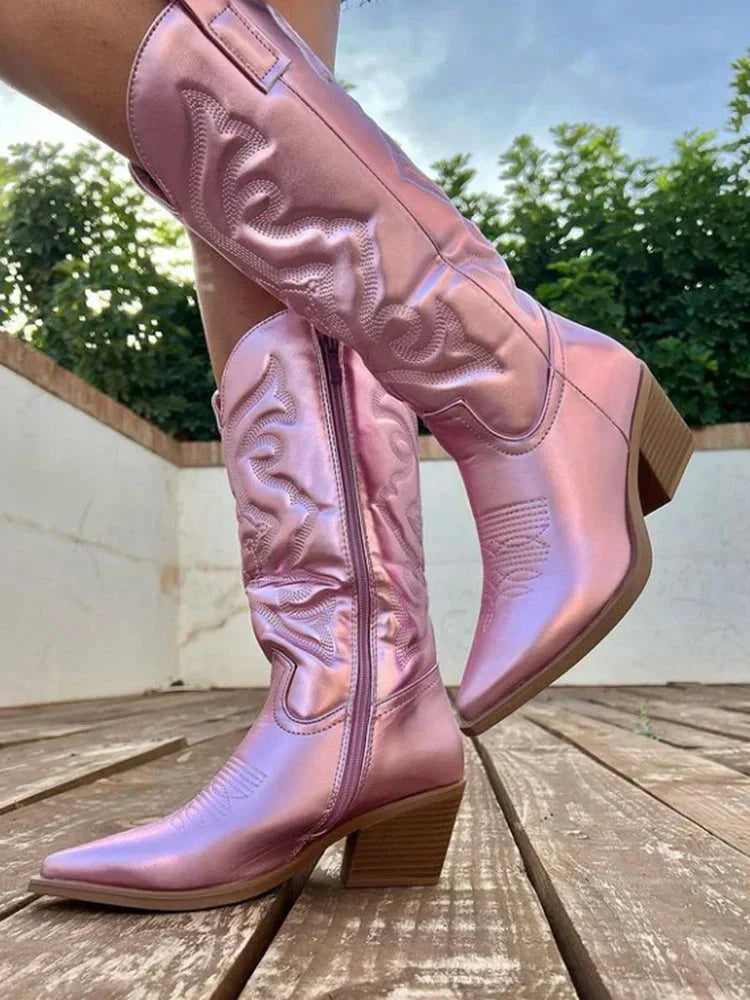 Eleganti stivali western da donna