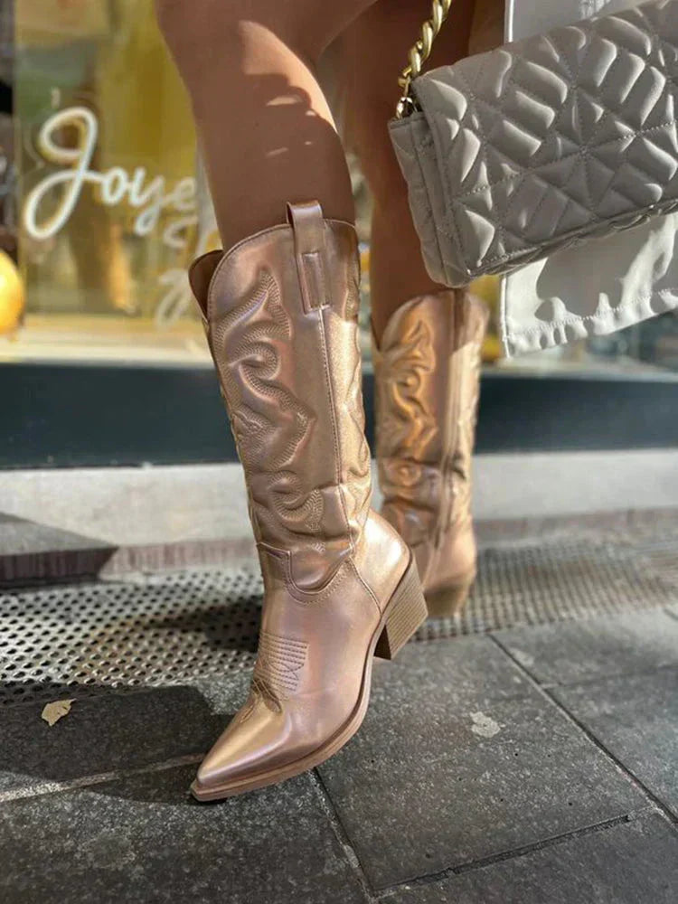 Eleganti stivali western da donna