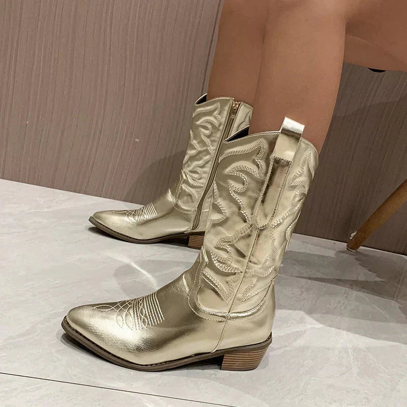 Eleganti stivali western da donna
