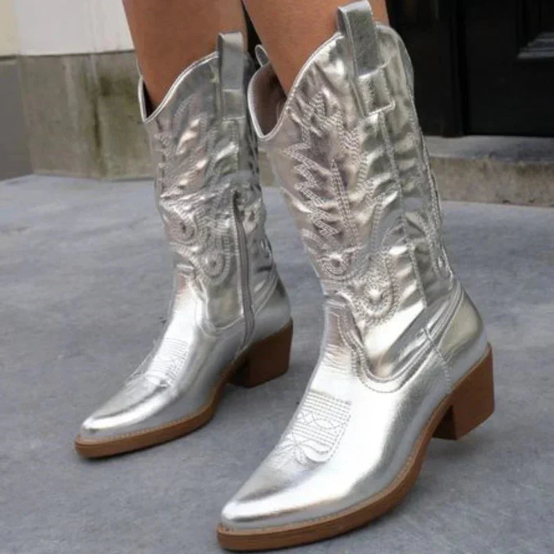 Eleganti stivali western da donna