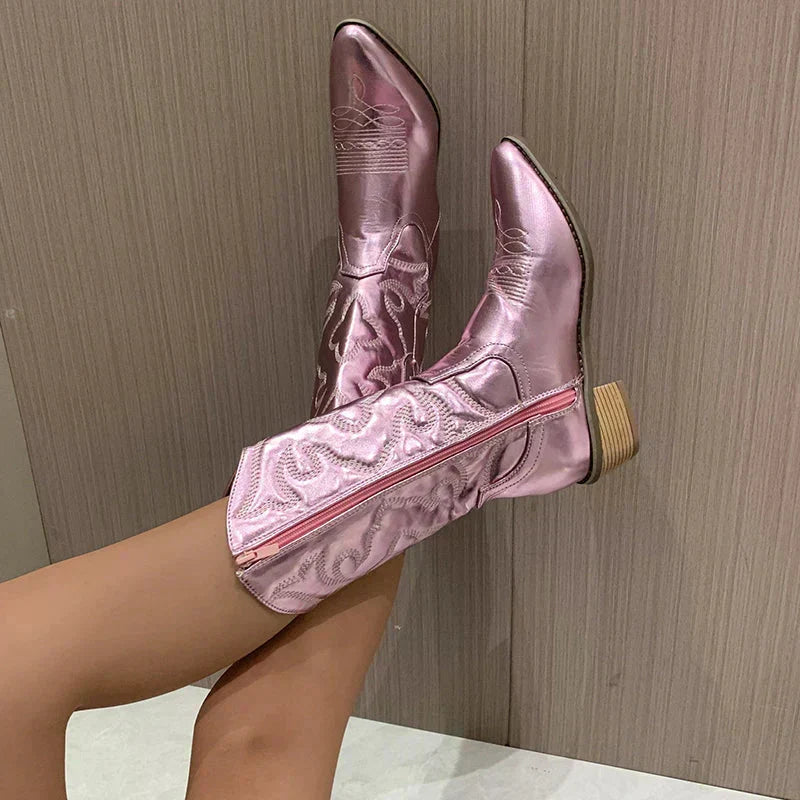 Eleganti stivali western da donna
