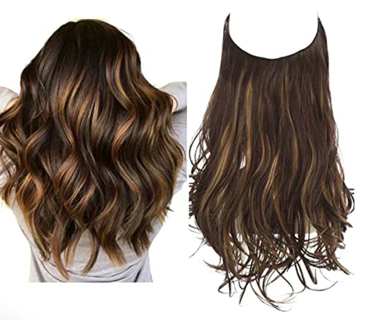 Extension per capelli veri – Ciocche castane e bionde