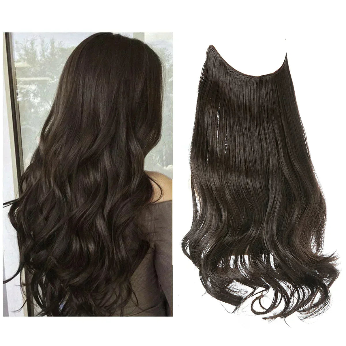 Extension per capelli veri – Ciocche castane e bionde