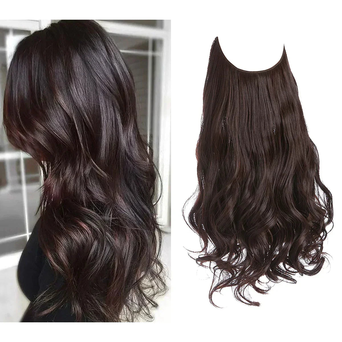 Extension per capelli veri – Ciocche castane e bionde