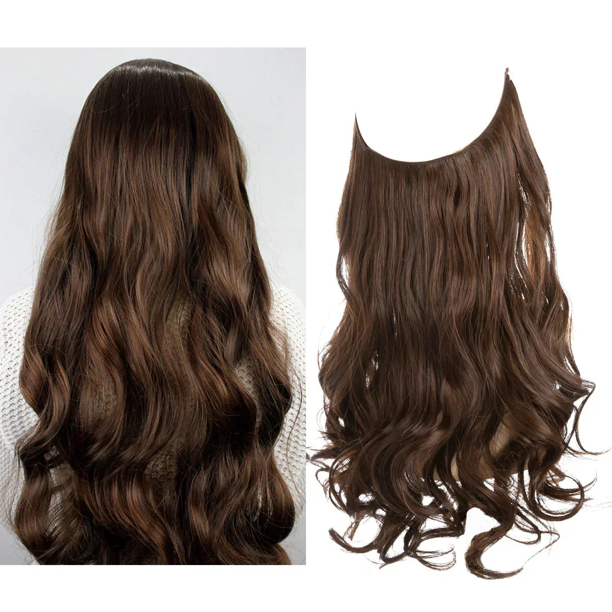 Extension per capelli veri – Ciocche castane e bionde