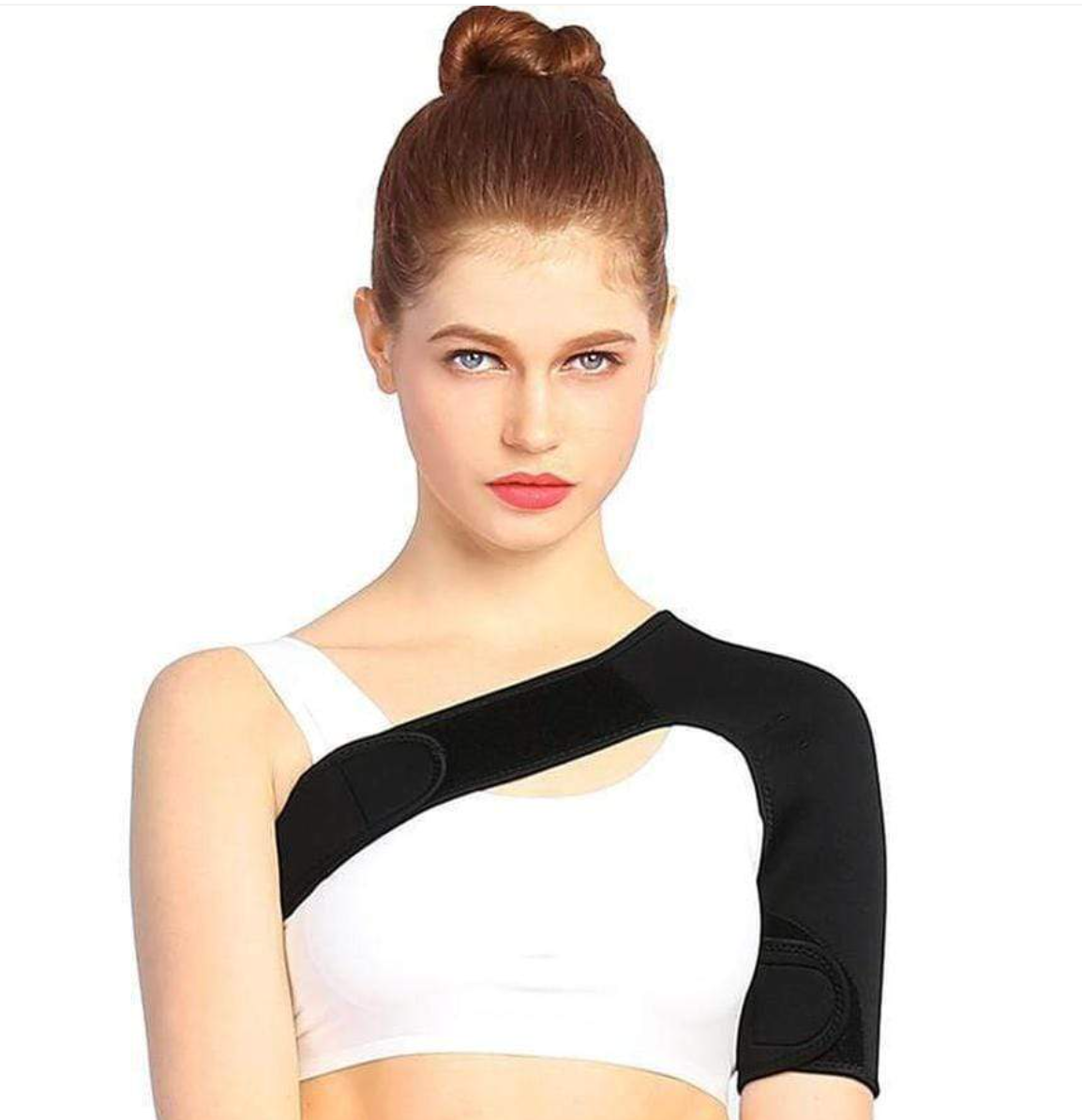 Fascia di Supporto e Compressione per Spalla e Torace da Donna con Cinghie