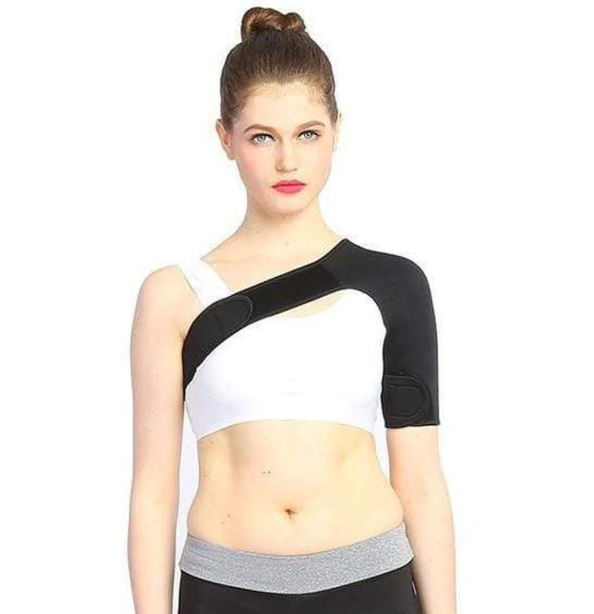 Fascia di Supporto e Compressione per Spalla e Torace da Donna con Cinghie