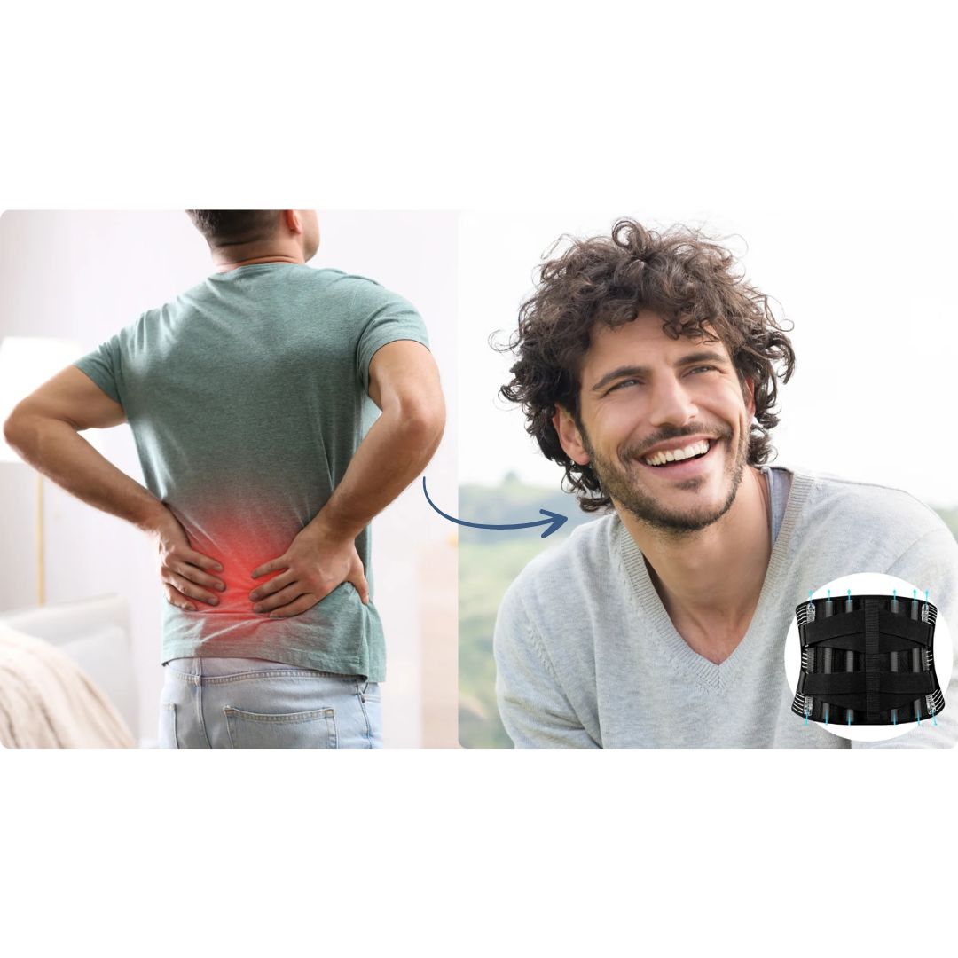Fascia di Supporto Lombare per il Sollievo dal Dolore alla Schiena
