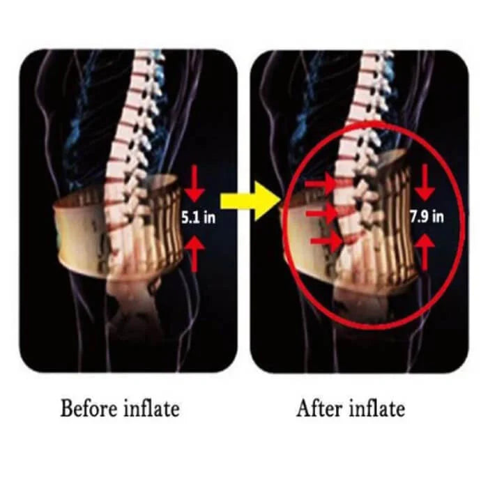 Fascia lombare di supporto a decompressione