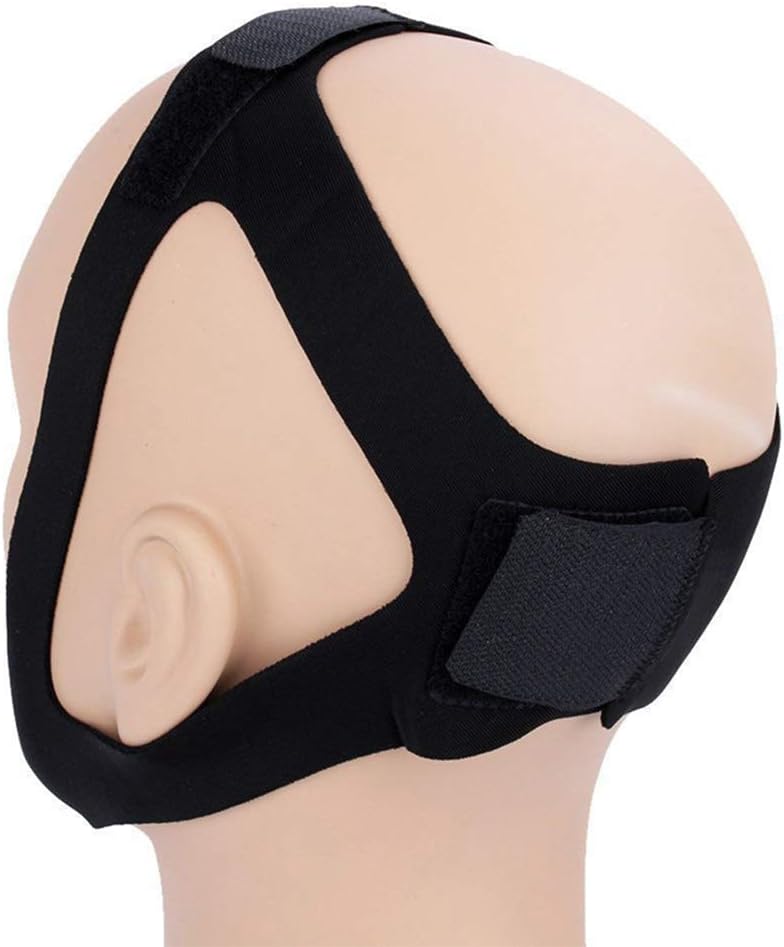 Fascia mentoniera antirussamento in neoprene traspirante – Riduce il russamento e assicura un sonno confortevole durante la notte