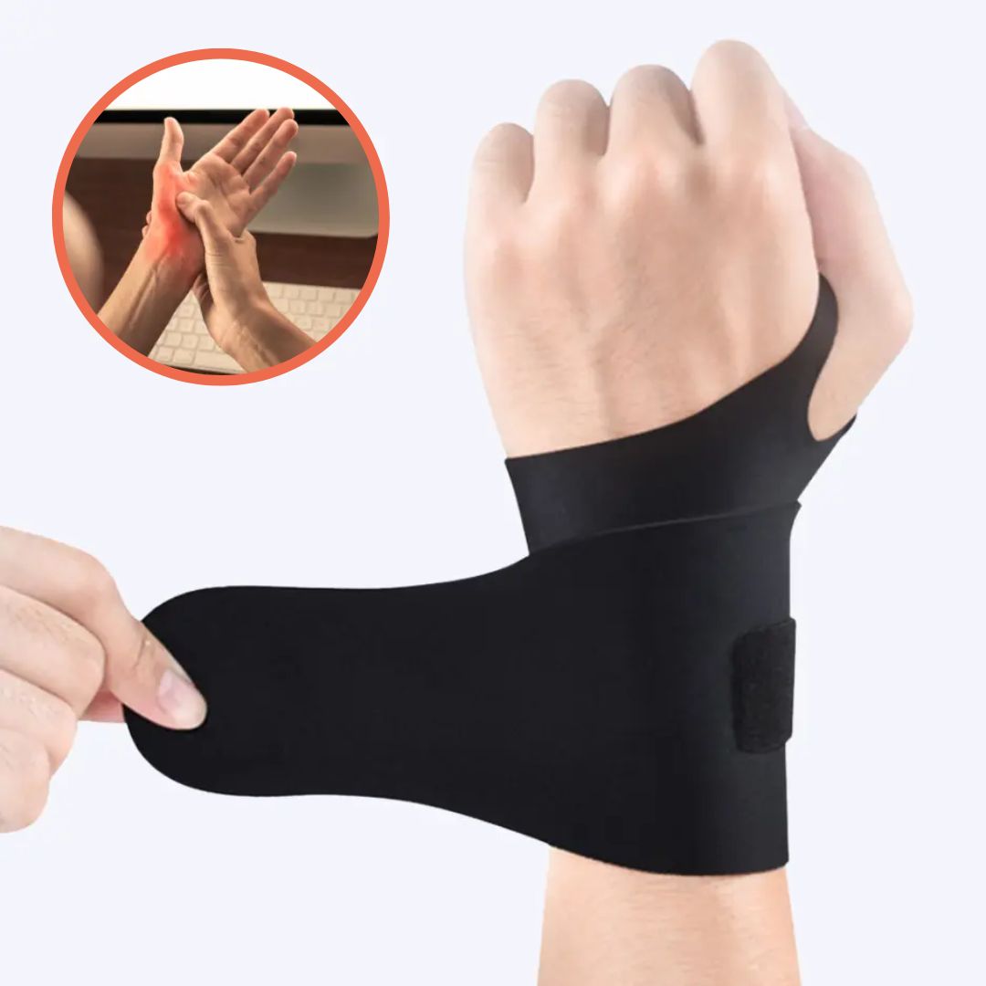 Fascia tutore per polso regolabile per sollievo dal dolore