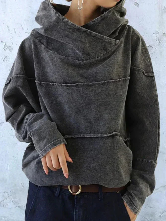 Felpa con cappuccio oversized da donna