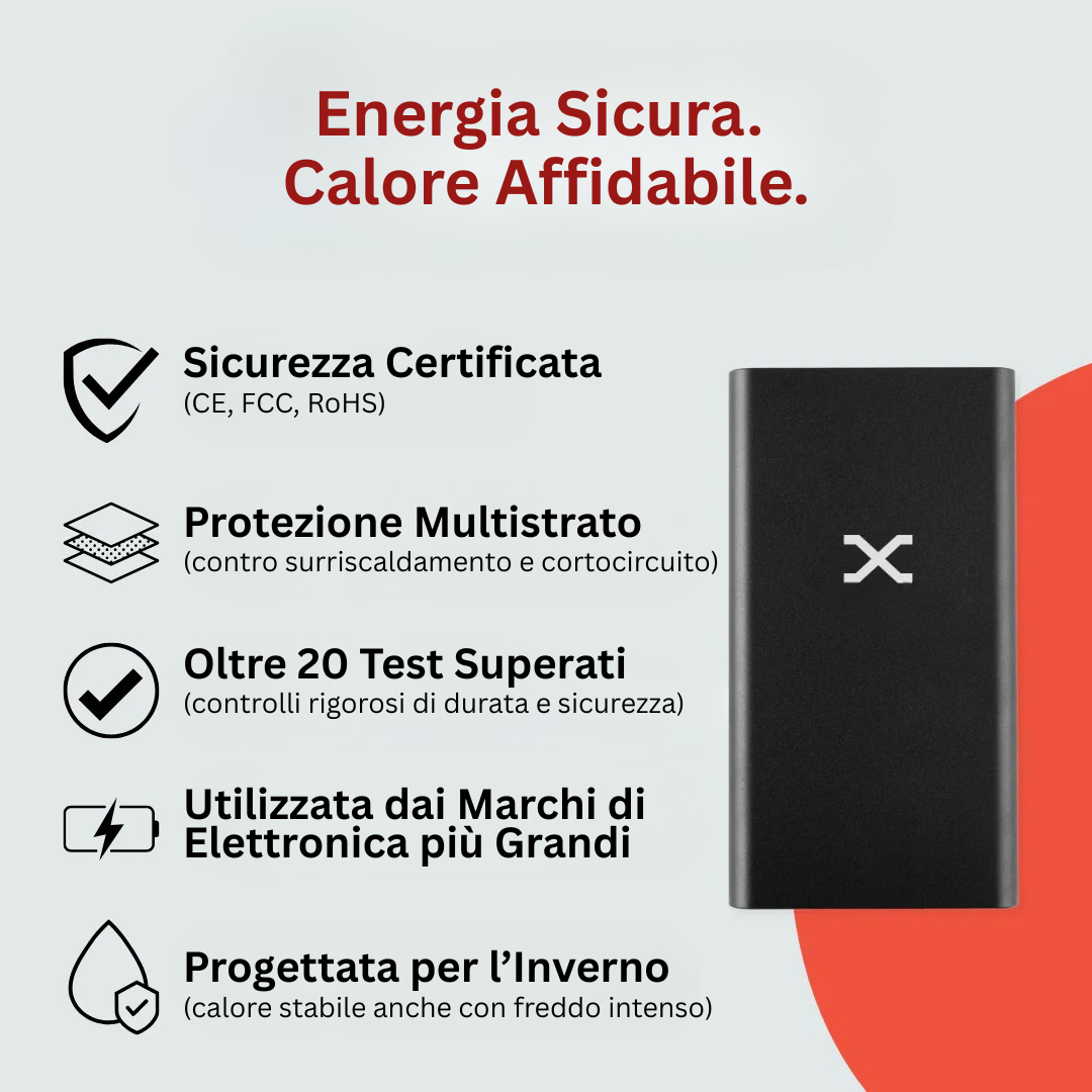 Felpa con cappuccio riscaldata