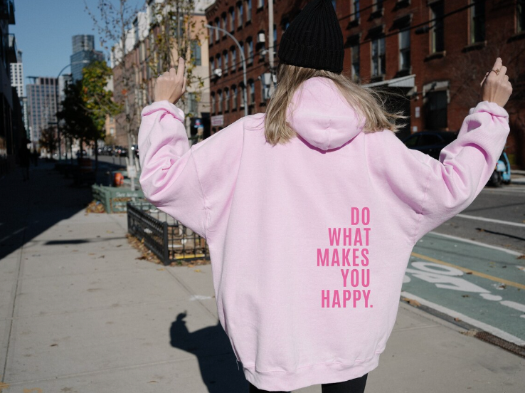 Felpa da donna con cappuccio – Felpa oversize comoda e di tendenza