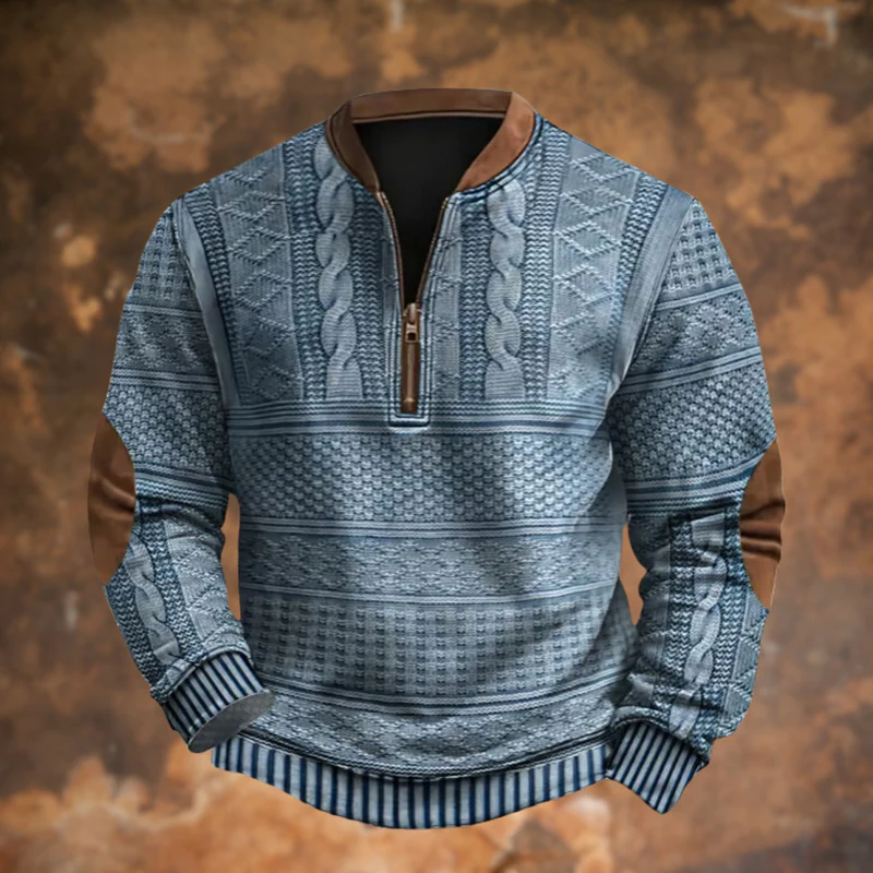 Felpa vintage con zip
