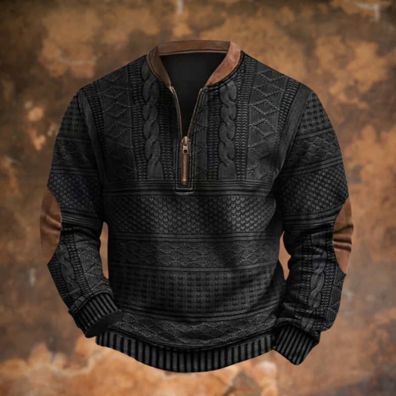Felpa vintage con zip