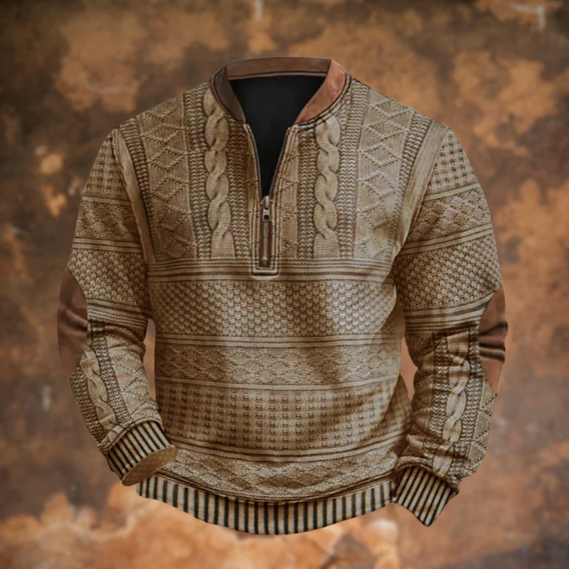 Felpa vintage con zip
