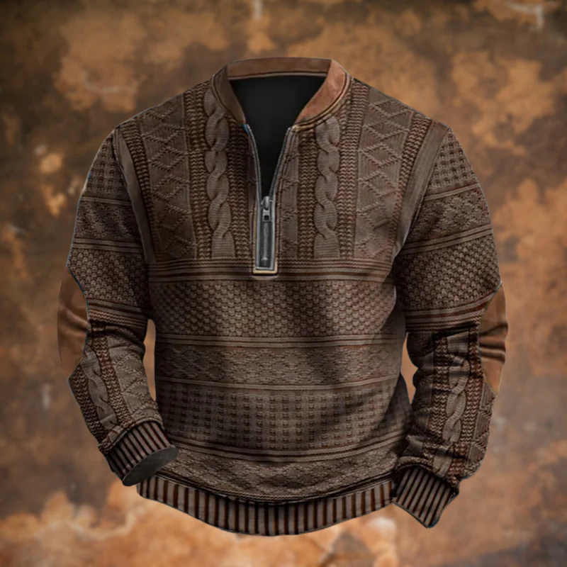 Felpa vintage con zip