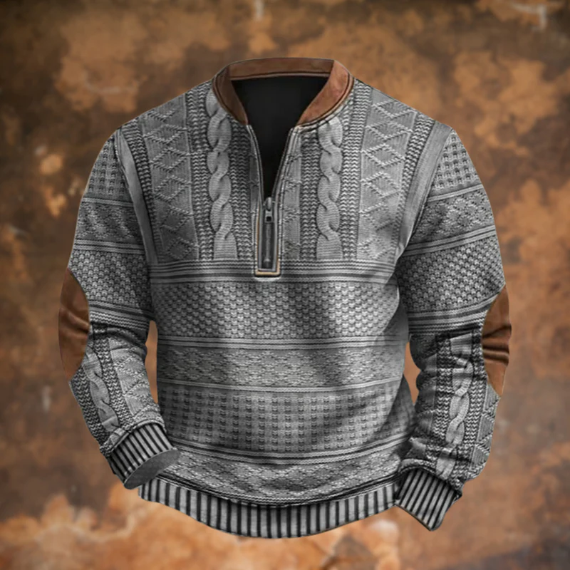 Felpa vintage con zip