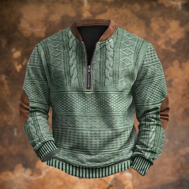 Felpa vintage con zip