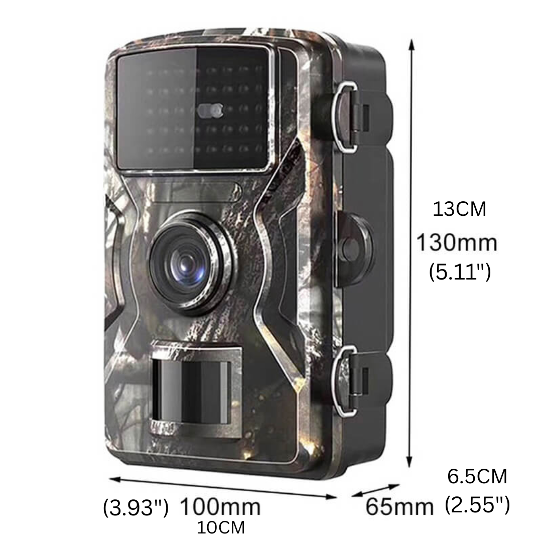 Fototrappola da 16 MP con visione notturna e sensore di movimento