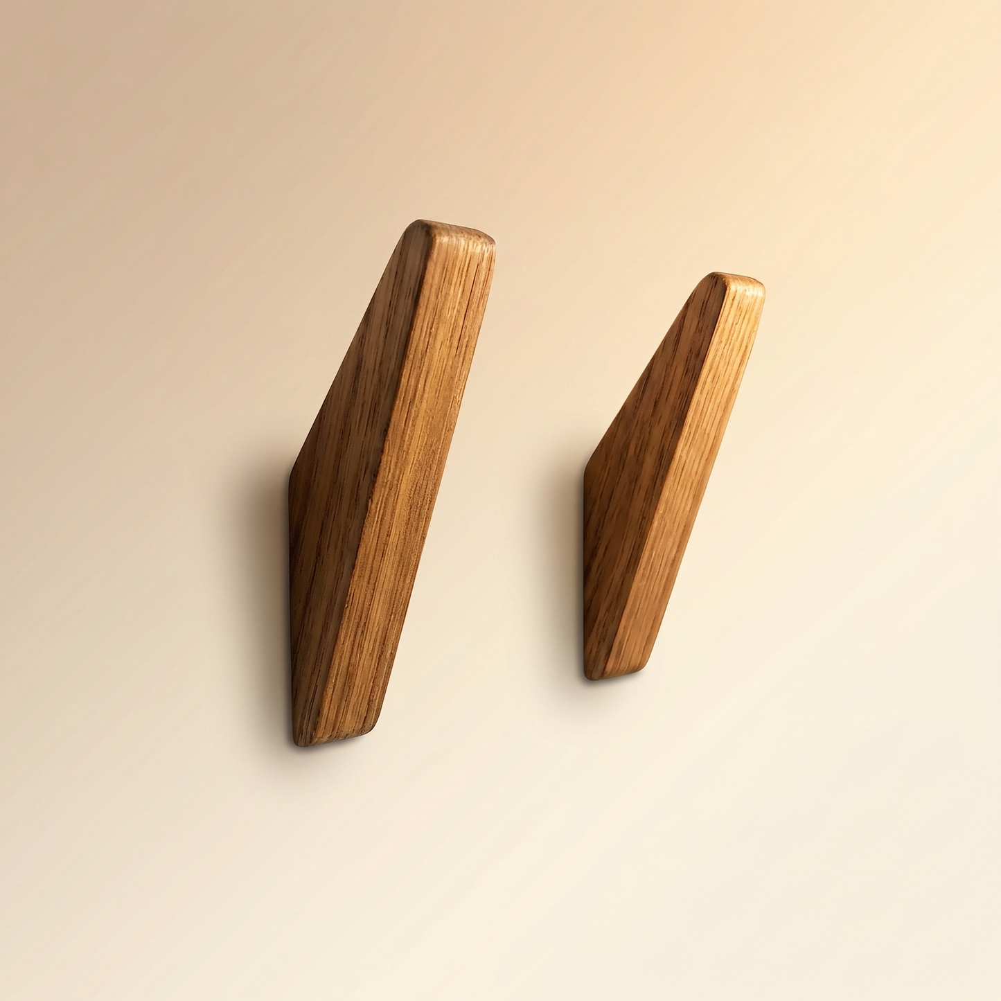 Ganci da Parete in Legno | Set da 6 | Stile Scandinavo