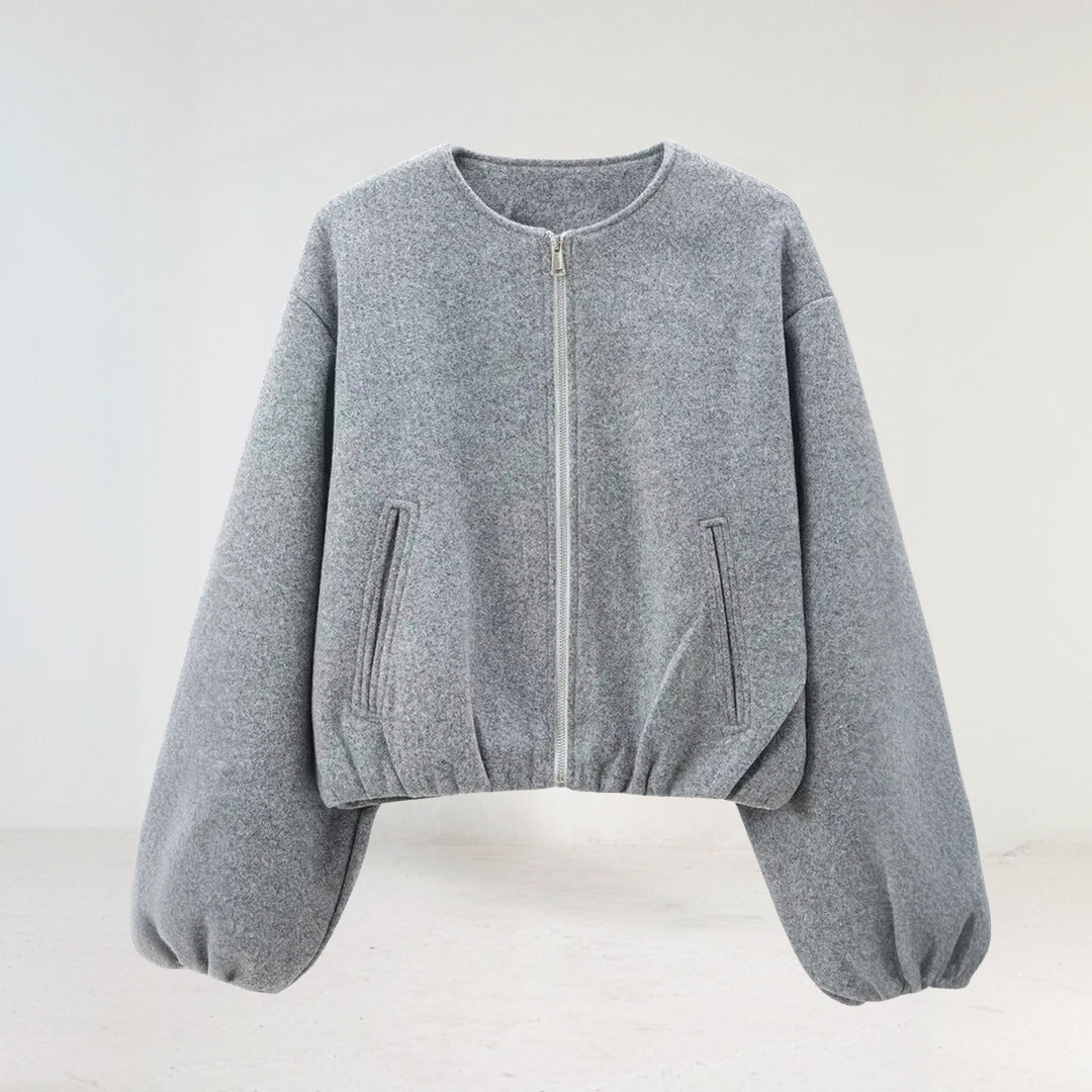 Giacca bomber da donna con zip