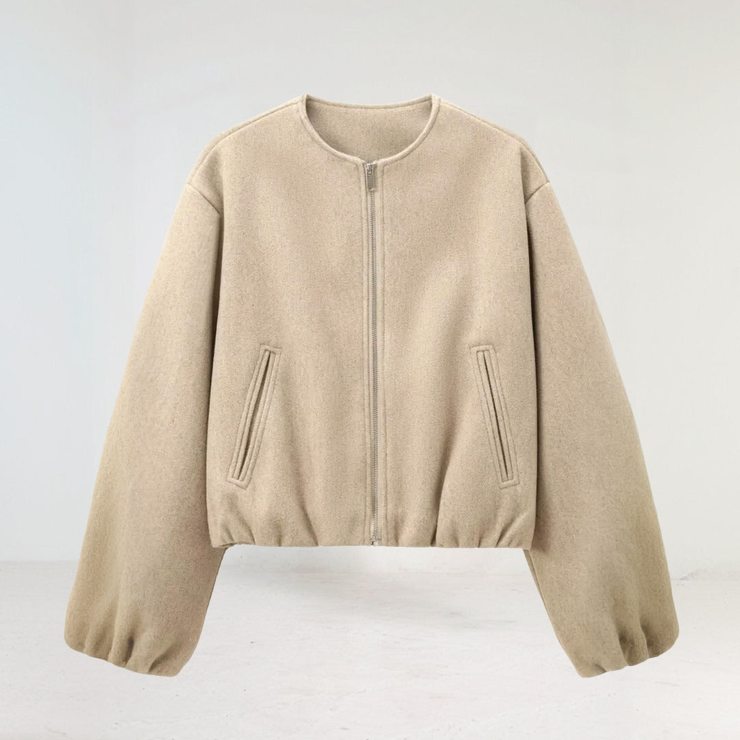 Giacca bomber da donna con zip