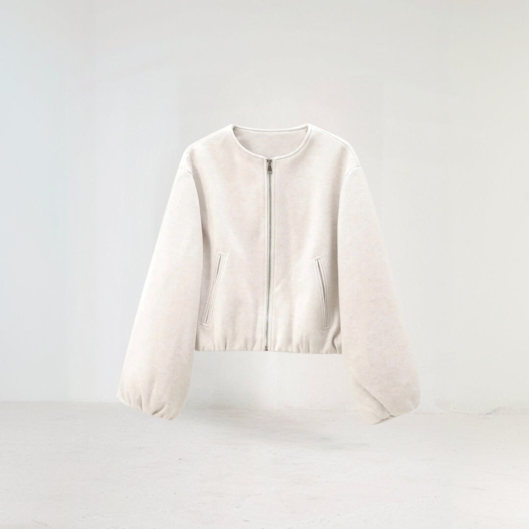Giacca bomber da donna con zip