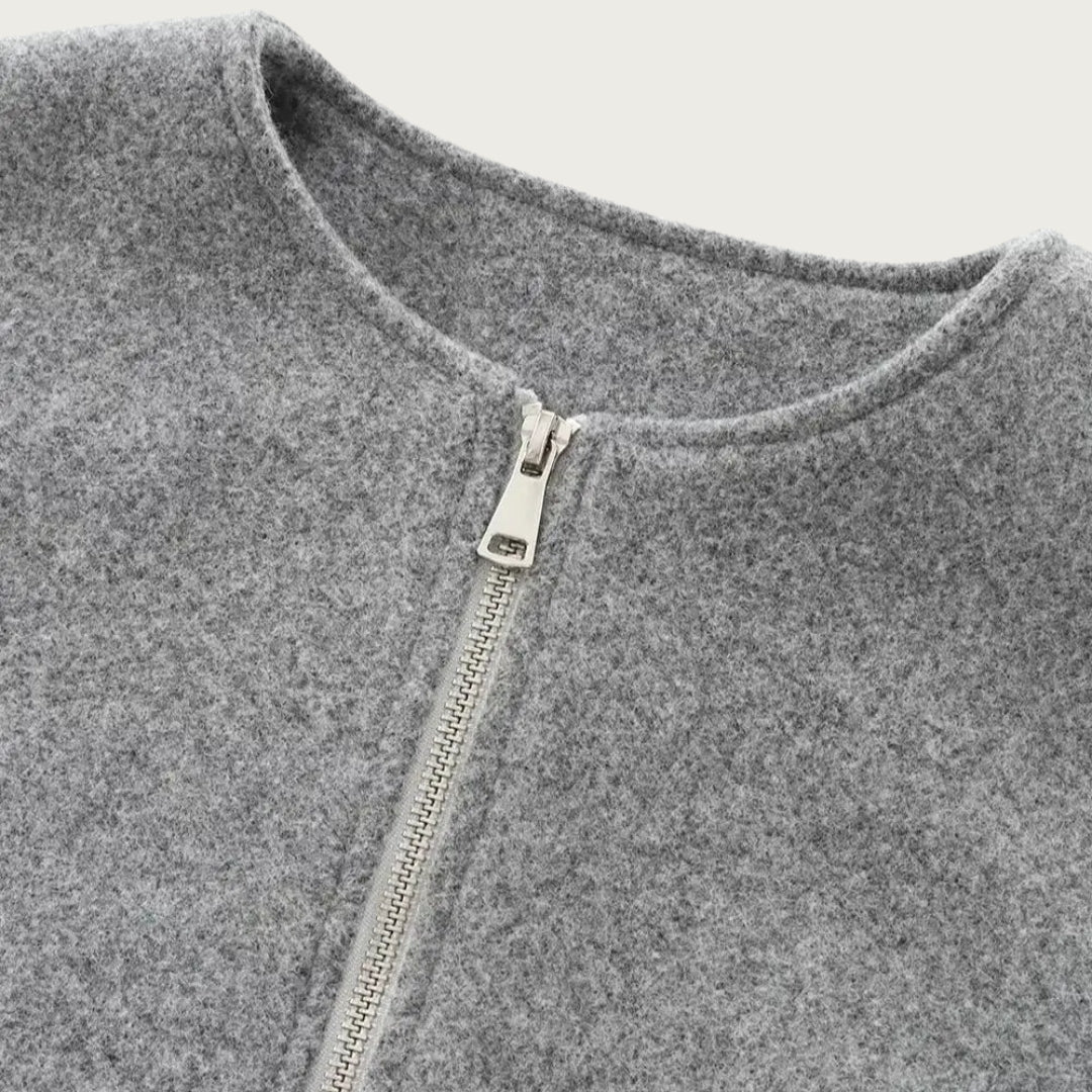 Giacca bomber da donna con zip