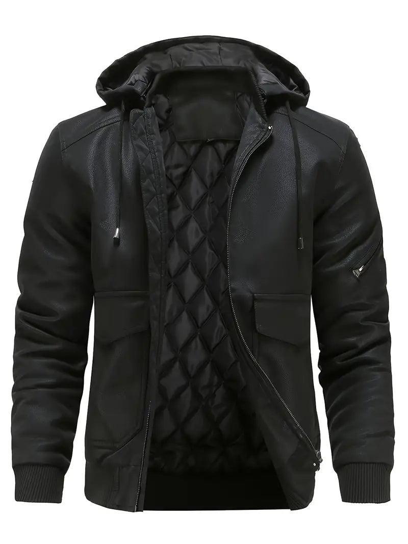 Giacca Bomber da Uomo con Cappuccio