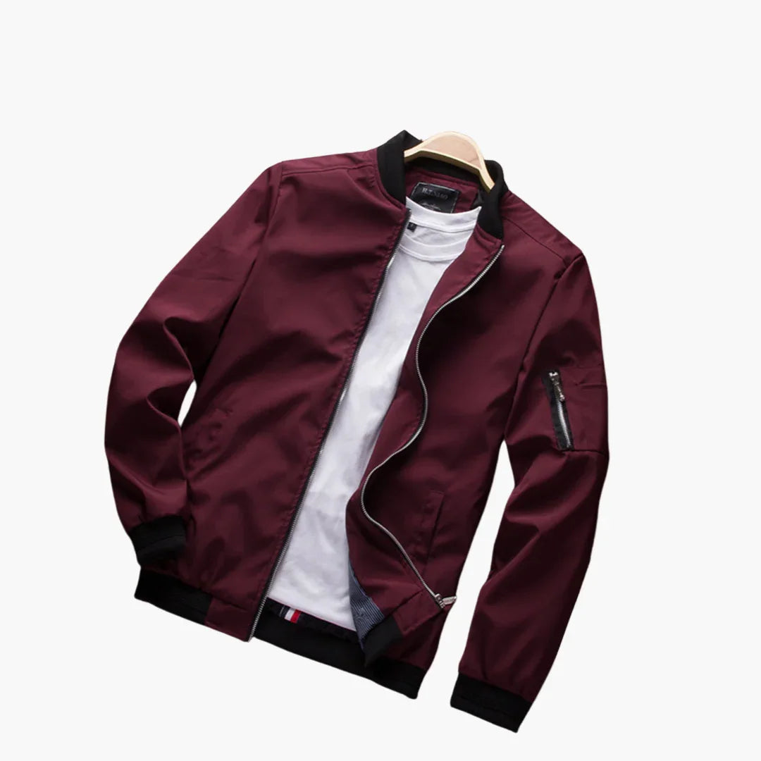 Giacca bomber leggera da uomo slim fit per primavera ed estate