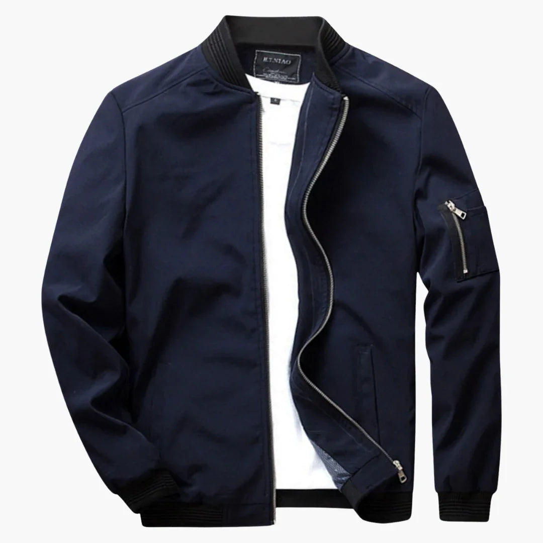 Giacca bomber leggera da uomo slim fit per primavera ed estate