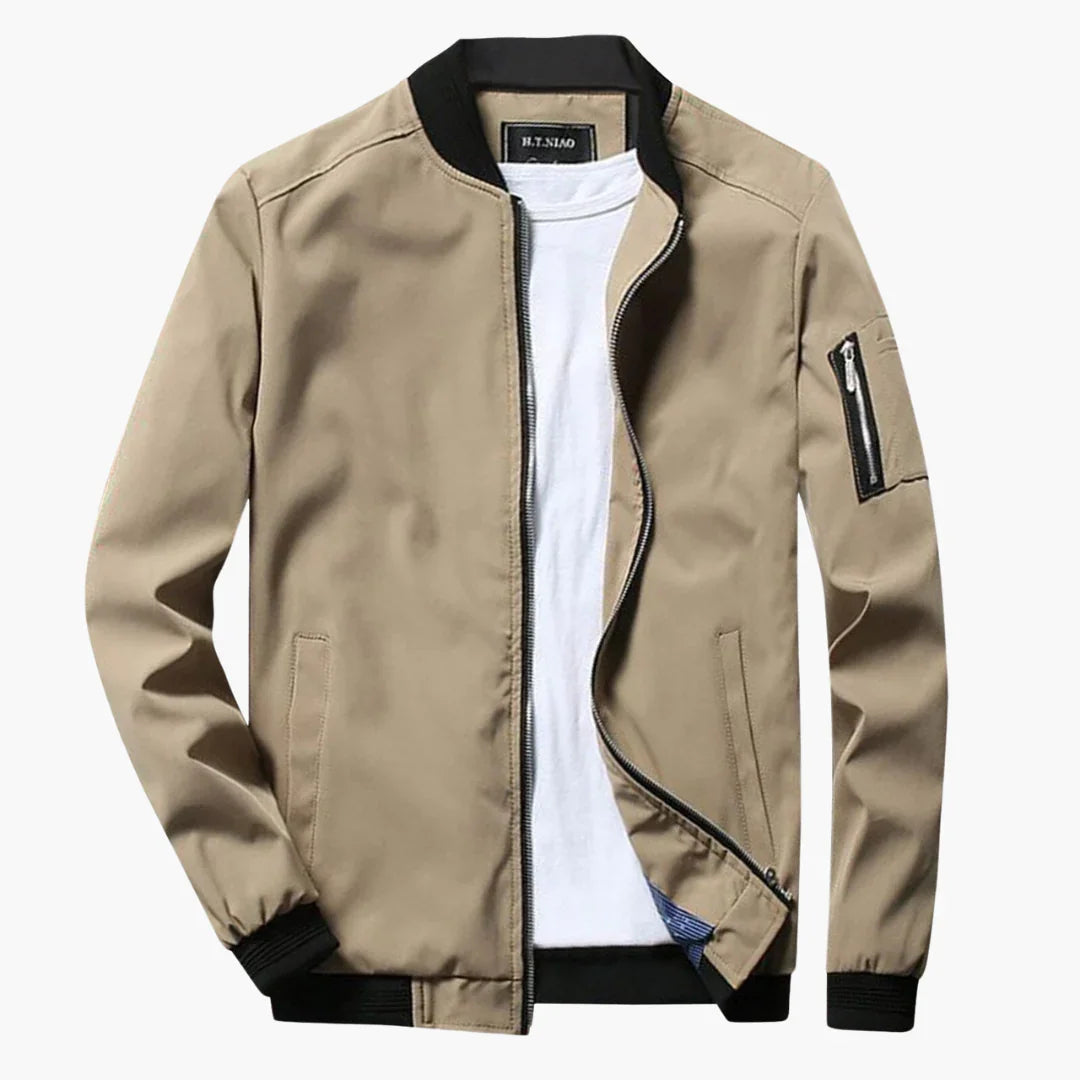Giacca bomber leggera da uomo slim fit per primavera ed estate