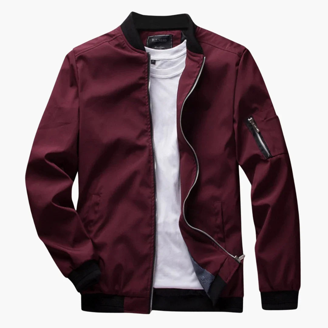 Giacca bomber leggera da uomo slim fit per primavera ed estate