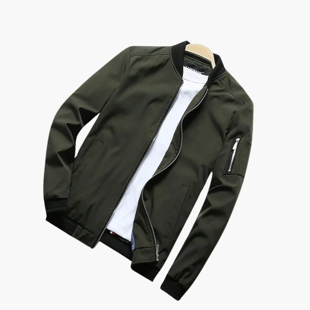 Giacca bomber leggera da uomo slim fit per primavera ed estate