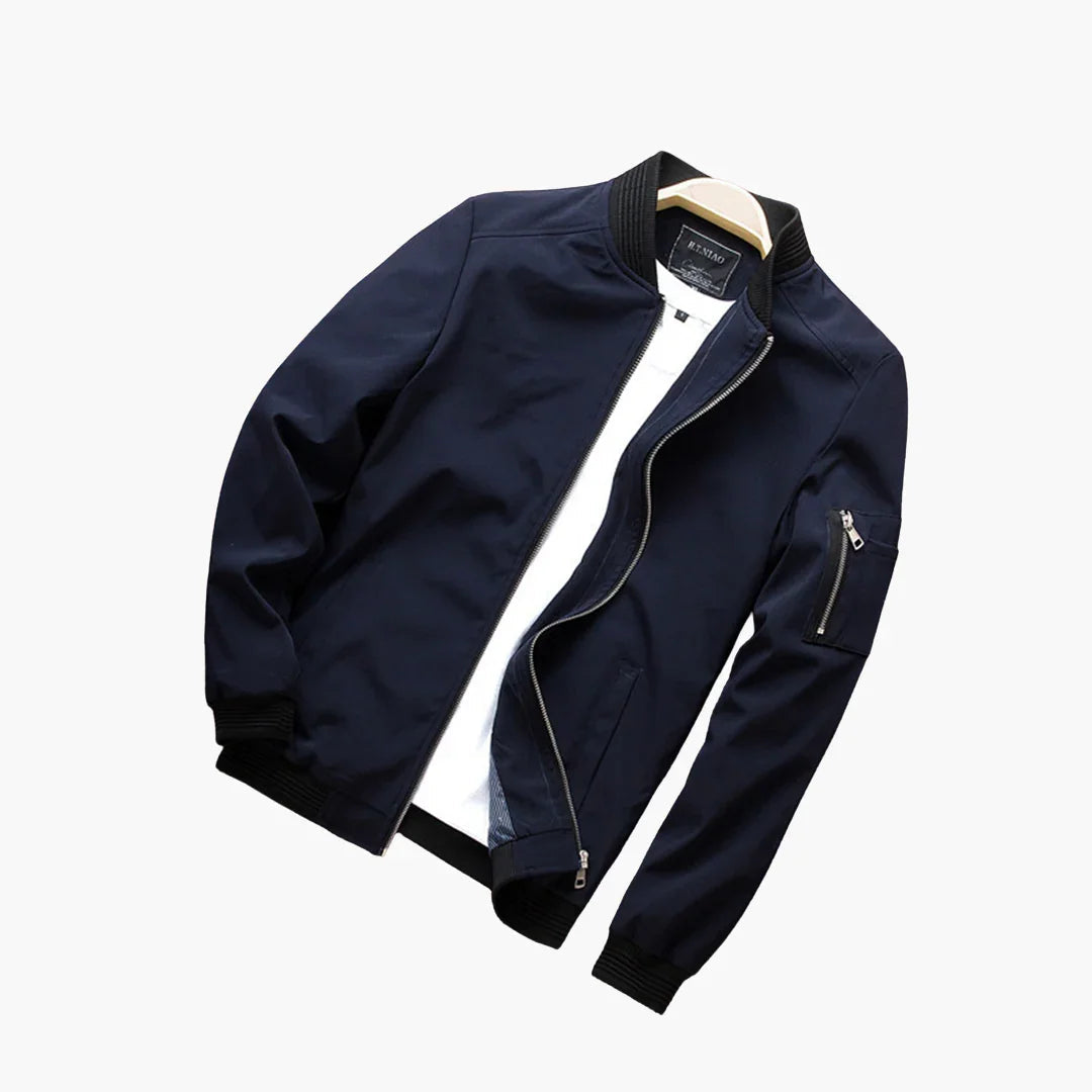 Giacca bomber leggera da uomo slim fit per primavera ed estate