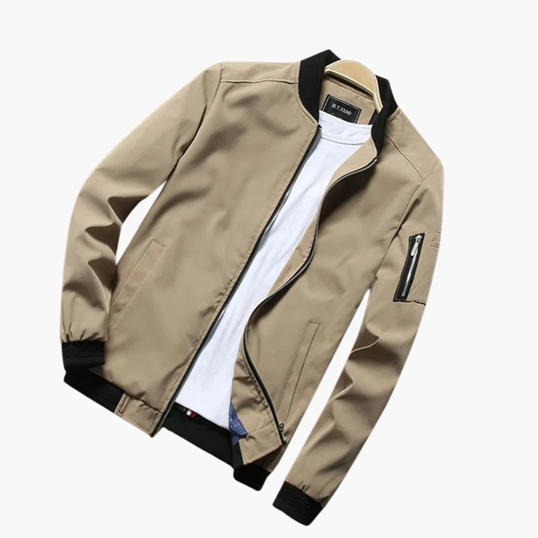 Giacca bomber leggera da uomo slim fit per primavera ed estate
