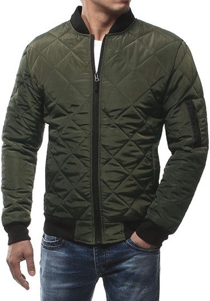 Giacca bomber trapuntata da uomo