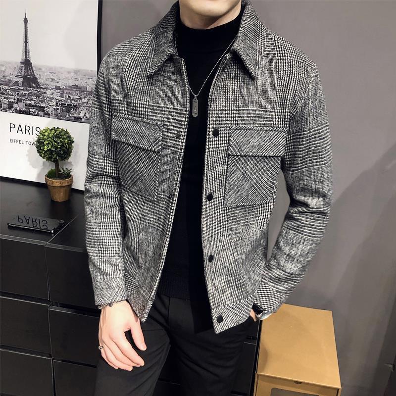 Giacca-camicia da uomo a quadri