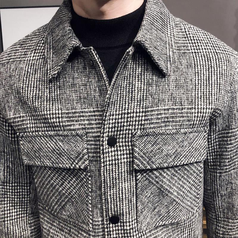 Giacca-camicia da uomo a quadri