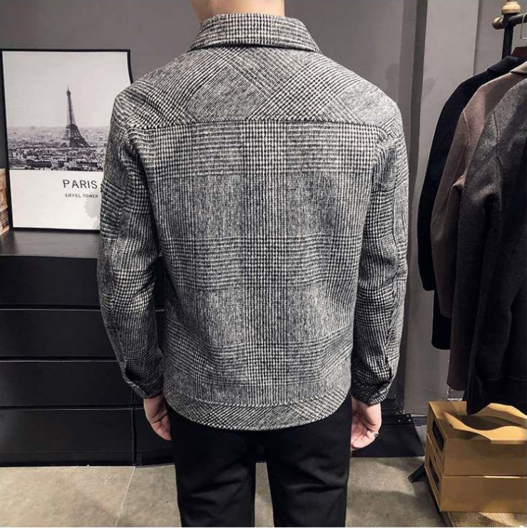 Giacca-camicia da uomo a quadri
