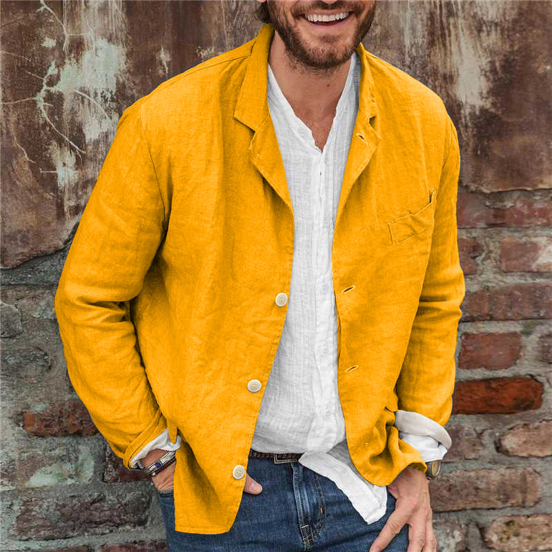Giacca Casual da Uomo con Bottoni