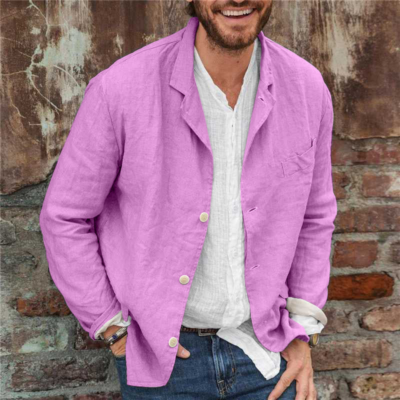 Giacca Casual da Uomo con Bottoni