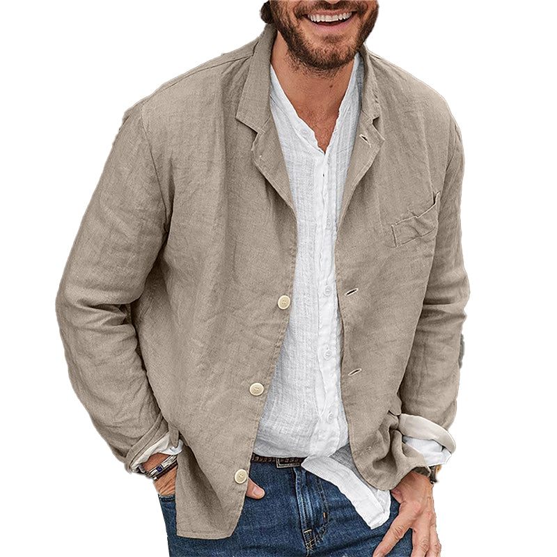 Giacca Casual da Uomo con Bottoni